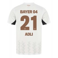 Moški Nogometni dresi Bayer Leverkusen Amine Adli #21 Gostujoči 2024-25 Kratek Rokav